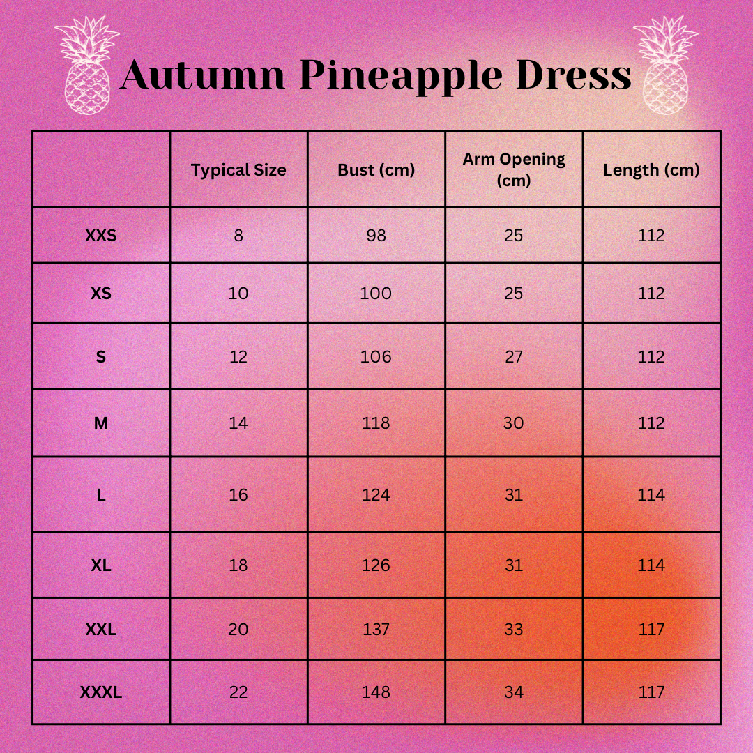 Autumn Pineapple Dress