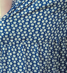 Blue Circles Breastfeeding Dress