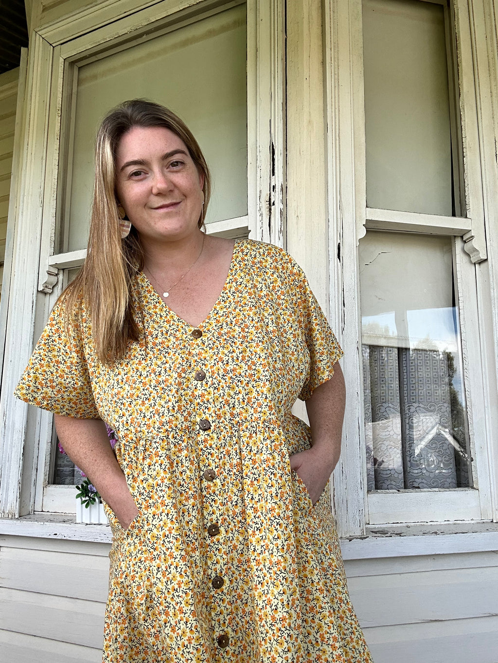 Tropical Sunrise Sunday Dress