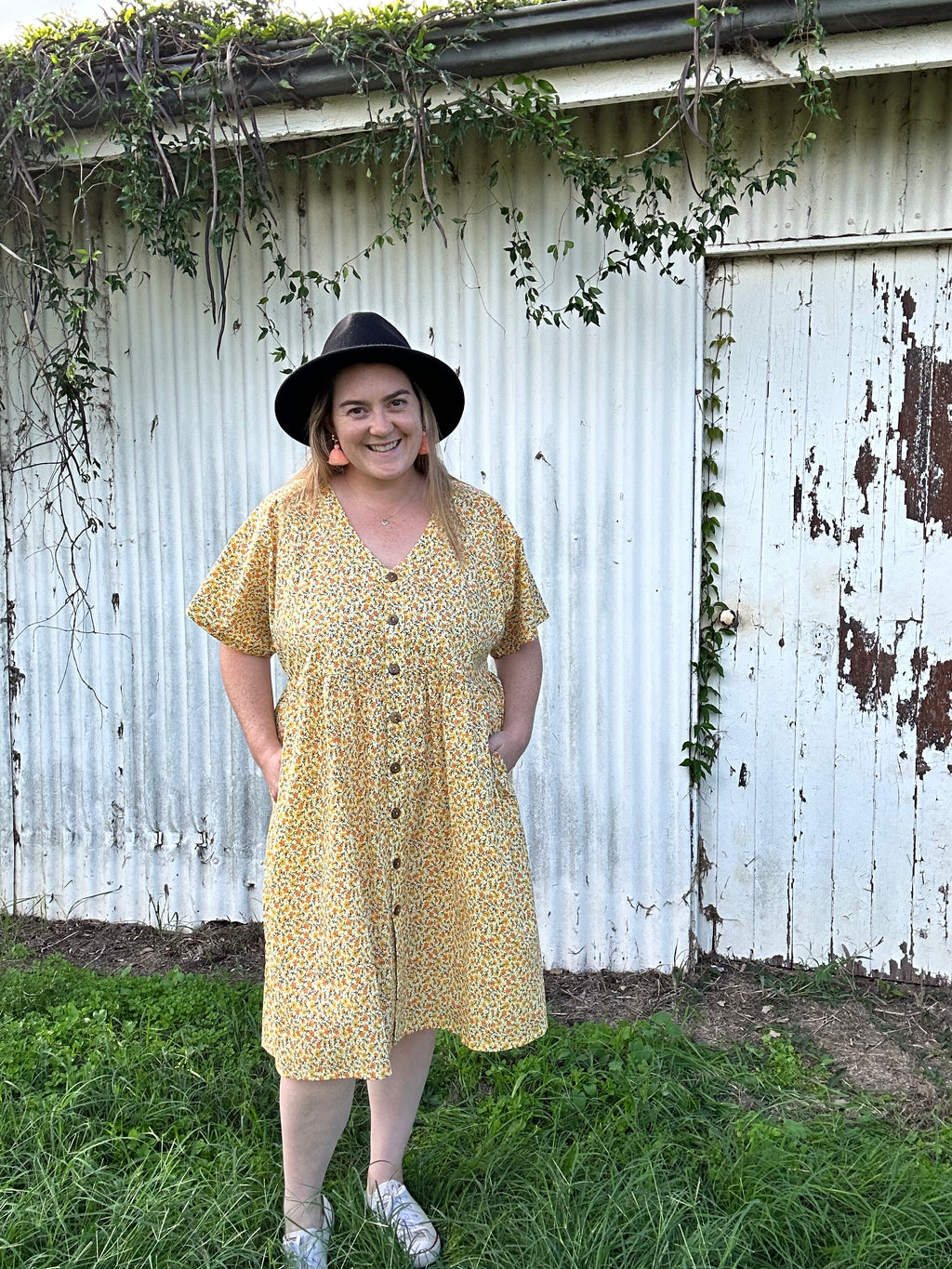 Tropical Sunrise Sunday Dress